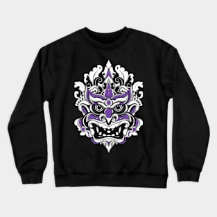 Barong mask Crewneck Sweatshirt